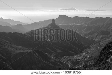 Gran Canaria, Caldera De Tejeda,afternoon Light