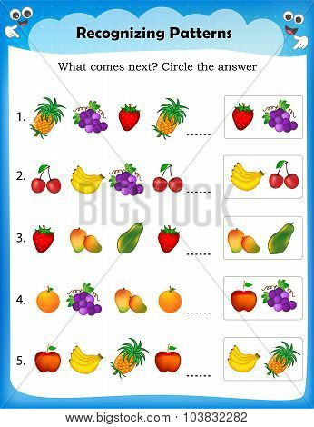 Worksheet Understanding Patterns