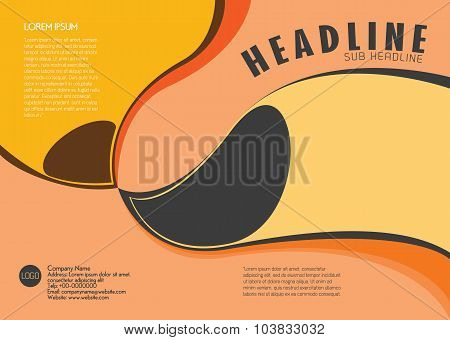 Leaflet Design Template Creative Vector