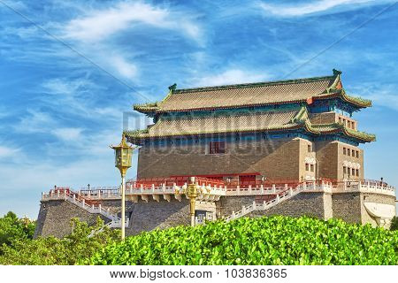Beautiful Zhengyangmen Gate (qianmen Gate ). This Famous Gate Is Located At The South Of Tiananmen S