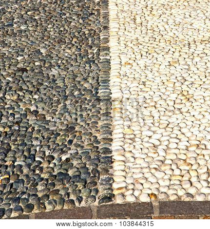 Near Mozzate Street Lombardy Italy  Varese Abstract   Pavement Of  Marble