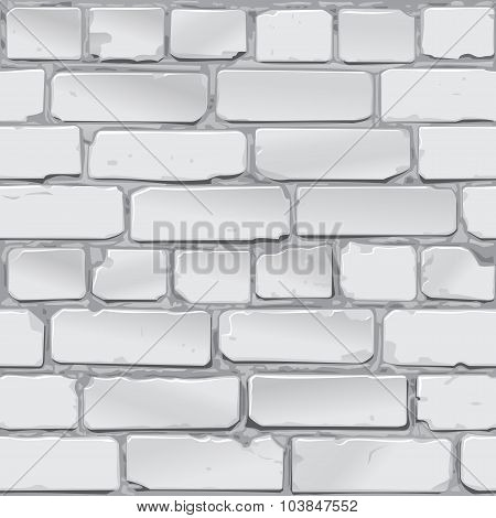 Background. Brick wall. gray. Vector
