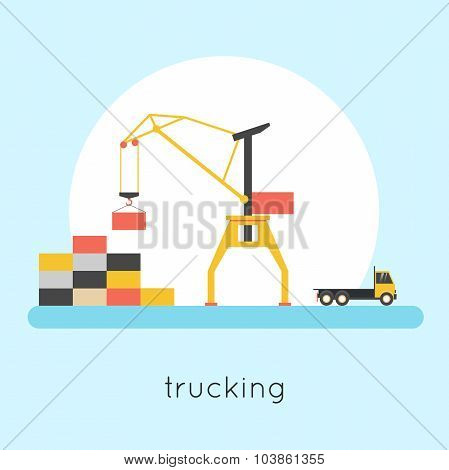 Trucking loading