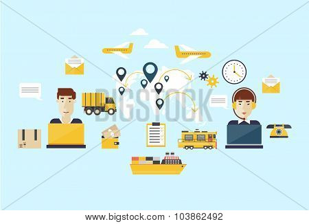 Logistic Infographic