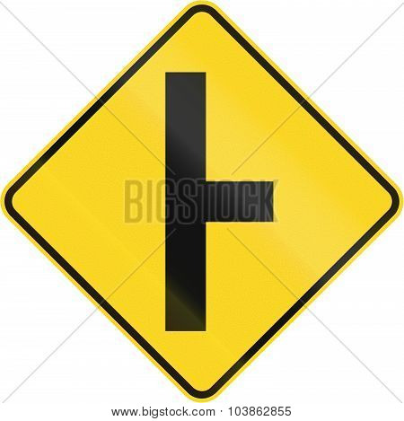 Intersection Ahead In Canada