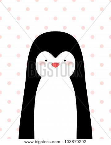 Vector cute penguin