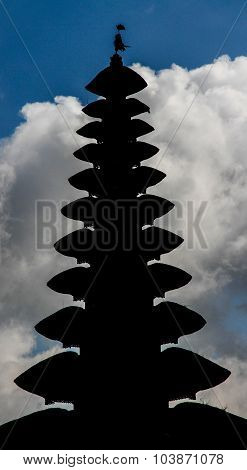 Roof Of Ulun Danu At Beratan Lake- Bali, Indonesia