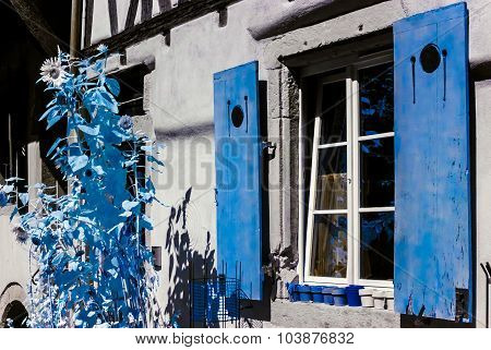 Typical Traditional Alsacien City House