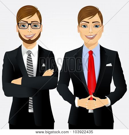 two young businessmen