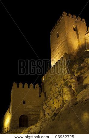 Alcazaba In Almeria City, Andalucia, Spain