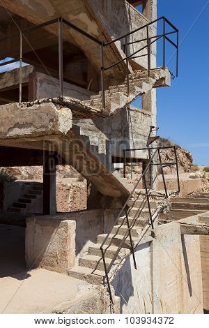 Rodalquilar Abandoned Gold Mine, Cabo De Gata-nijar Natural Park, Almeria Province, Andalucia, Spain