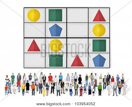 Sudoku Puzzle Problem Solving Leisure Games Concept
