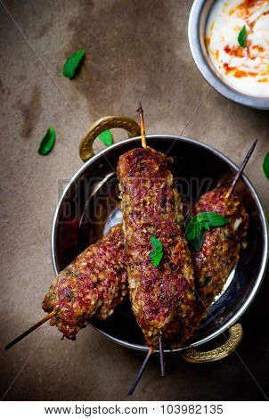 Luleh Kebab ,traditional East Dish