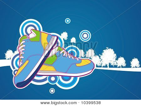 Sneakers illustration