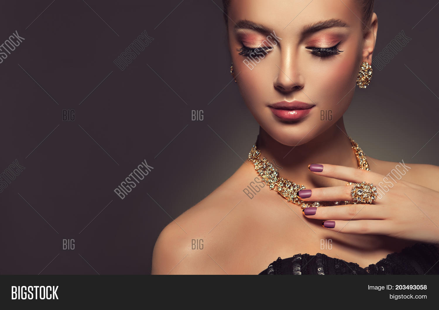 Beautiful Girl Jewelry Image & Photo (Free Trial) Bigstock