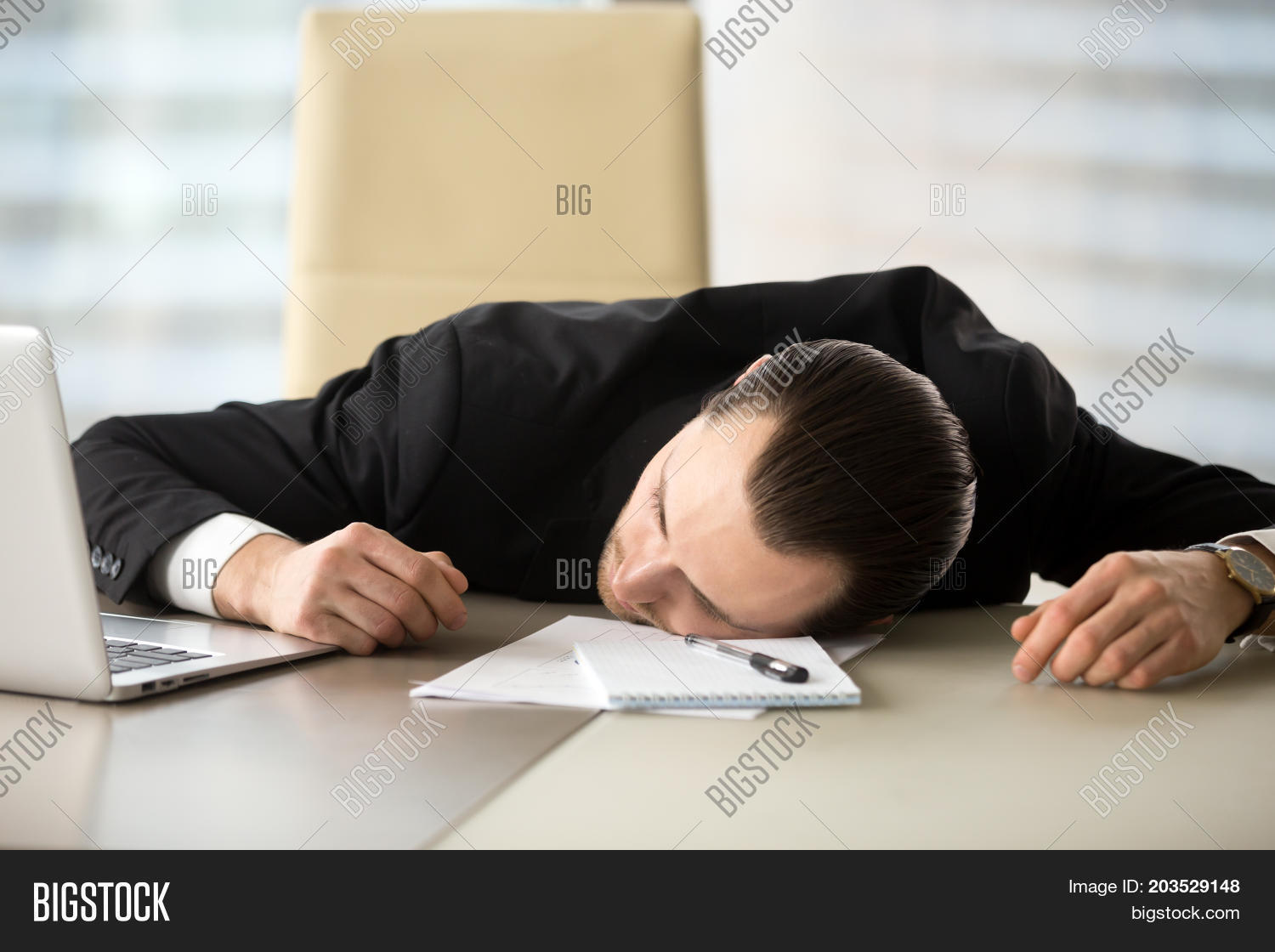 Exhausted Businessman Image & Photo (Free Trial) Bigstock