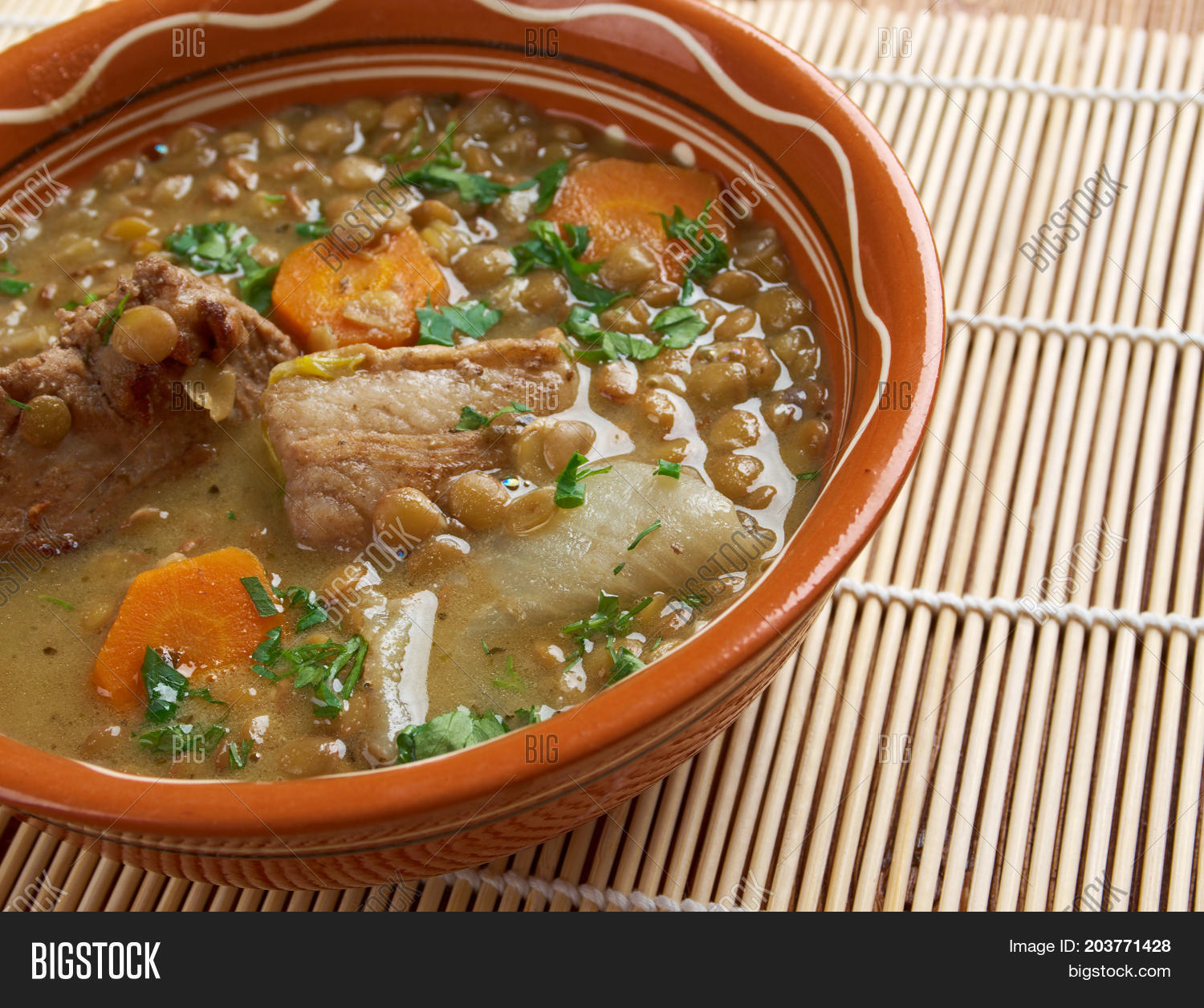 French Soup Lentils Image & Photo (Free Trial) | Bigstock