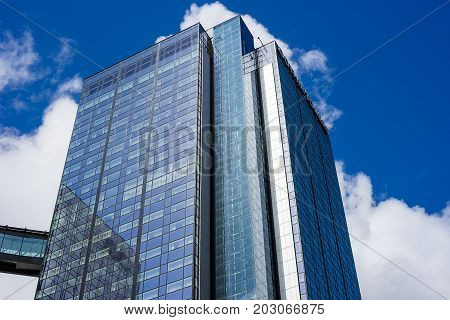 Goteborg Sweden - July 2017: Gothia Towers an early morning Gothia Towers is Scandinavia's largest hotel located in Gothenburg.
