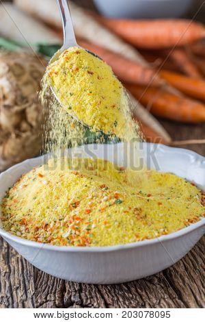 Vegeta Seasoning Spices Condiment With Dehydrated Carrot Parsley Celery Parsnips And Salt With Or Wi