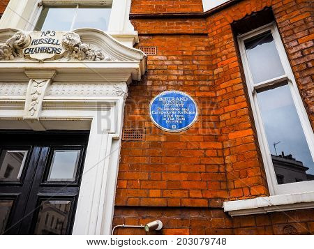 Russell House In London (hdr)