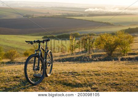 Sunrise and sunset, Cycling around the world Is a journey to freedom.