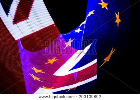 Uk And Eu Flags