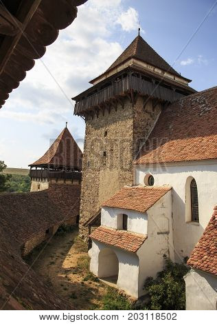 Saxon fortified church in Viscri, Transylvania, Romania