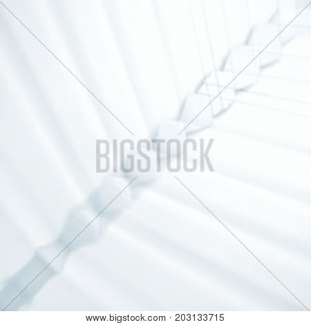 Abstract white texture with striped lines (light bluish shade) from diagonal to edges. Use for background, backdrop