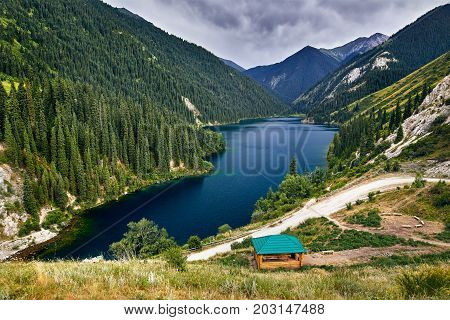 Beautiful Scenic Of Mountain Lake