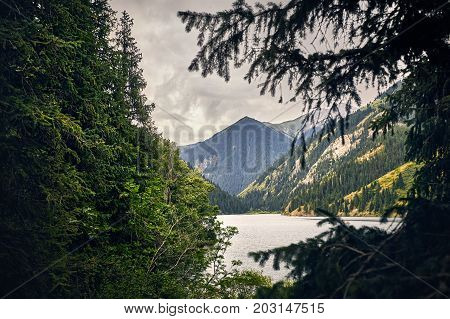 Beautiful Scenic Of Mountain Lake