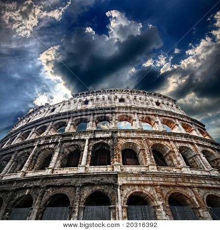 Colosseum, flammende arena