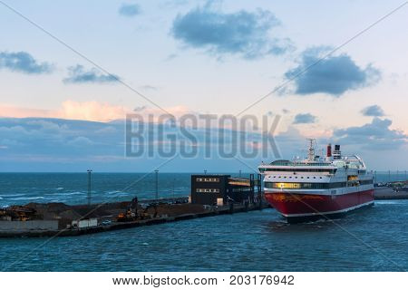 Cruise ferry from Hirtshal