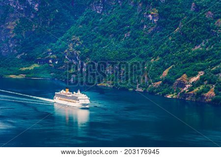 Breathtaking view of Sunnylvsfjorden fjord