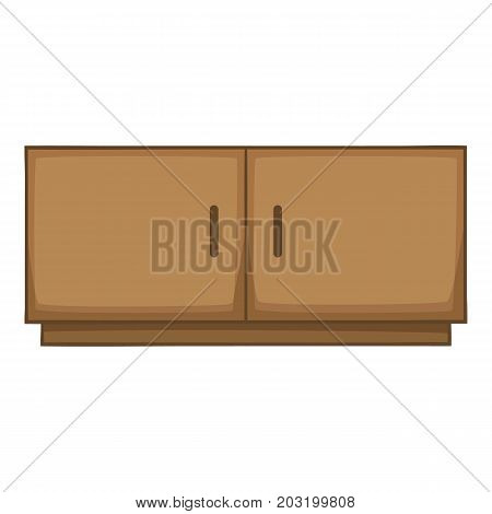Nightstand icon. Cartoon illustration of nightstand vector icon for web