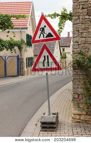 Roadworks Sign - Germany