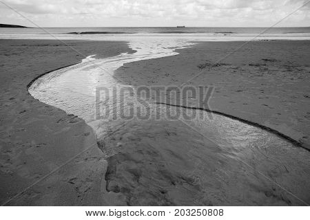 Low Tide On Sardinero Beach
