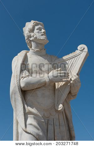 Marble Statue At Ta Pinu, Malta