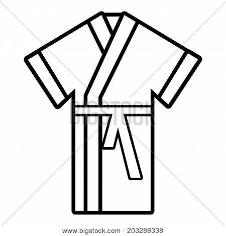 Robe icon. Outline illustration of robe vector icon for web design isolated on white background
