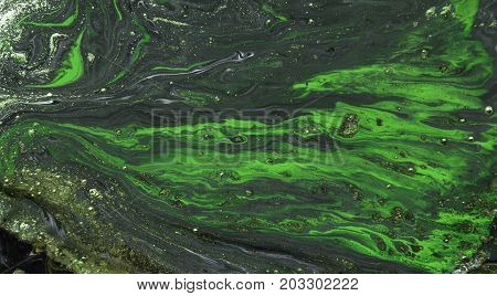 Marbled Abstract Background. Liquid Marble Pattern. Colorful Marble Backdrop. Golden Glitter Texture