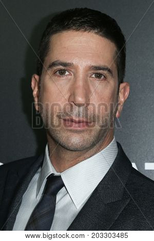 NEW YORK - MAY 23: David Schwimmer attends the AMC's 'Feed The Beast' premiere on May 23, 2016 in New York City. 