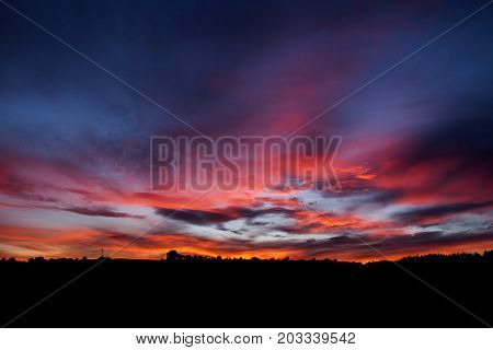 Sunset, Nature Cuenca, Castilla la mancha, Spain