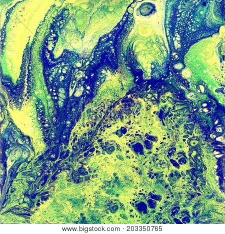 Liguid watercolor and ink abstract colored painting. Wet panted illustration, abstract background, pattern and wallpaper