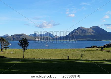 Raasay is an island located between Scotland and the Isle of Skye.
