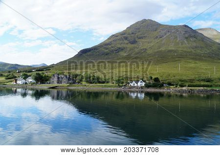 Raasay is an island located between Scotland and the Isle of Skye.