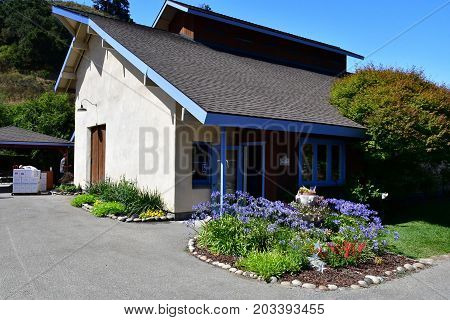 America; San Luis Obispo; USA - july 15 2016 : the Claiborne and Churchill winery