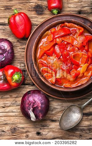 Lecso Classic Dish Of Hungarian Cuisine
