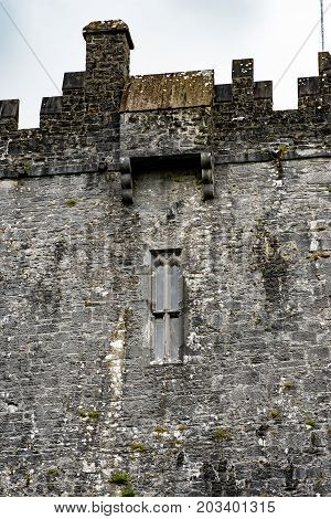 GALWAY, IRELAND - AUGUST 22, 2017: View of Aughnanure Castle in Ireland near Galway