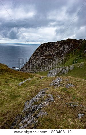 View of Slieve League Cliffs, County Donegal, Ireland