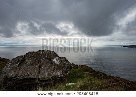 View of Slieve League Cliffs, County Donegal, Ireland