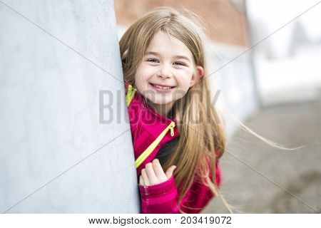 A Portrait of a Young Kid at school